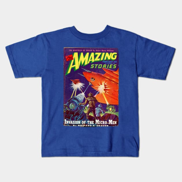 Amazing Stories Kids T-Shirt by MindsparkCreative